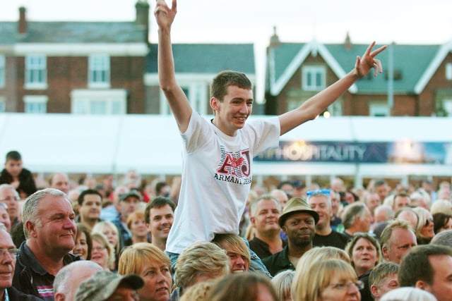 Someone's enjoying the buzz of the festival back in 2011- is this you?