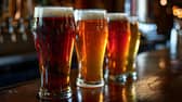 Beers on the bar