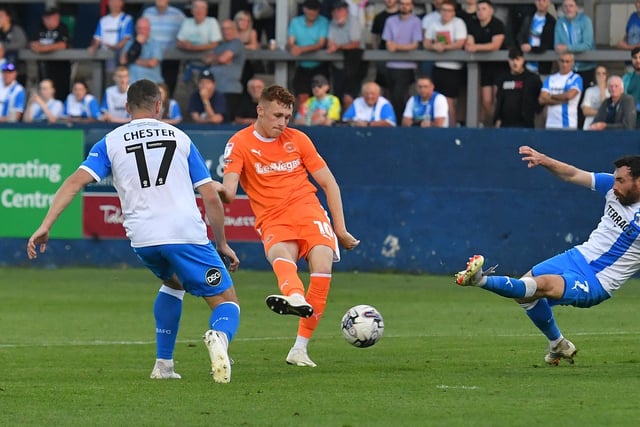 Carey showed plenty of composure to open the scoring for the Seasiders, calmly switching the ball on his right foot before curling a shot past Lillis.