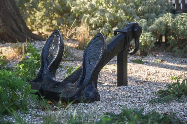The original anchor from former heritage trawler Jacinta is now on display at Custom House Square, the new urban park which has been officially opened in Fleetwood