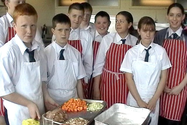 Pupils from Highfield and Montgomery Schools taking part in the Blackpool and the Fylde College masterchef competition