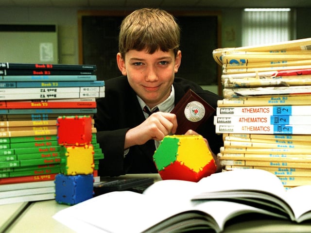 Josh Wilson was winner of the Lancashire Maths Challenge. He was a pupil at Millfield High School, 1997
