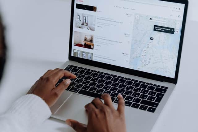 A sharp decline in travelers looking for AirBnBs in the UK.Photo by cottonbro studio