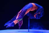 A contortionist's Marinelli bend at Blackpool Tower Circus