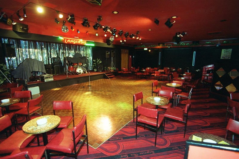 Interior of the Tangerine Club in the 90s