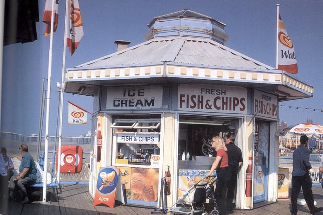 Blackpool Central Pier fish and chip kiosk. Picture credit: Pictures of Britain/Julian Worker