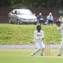 Josh Boyne starred with bat and ball in Blackpool's cup victory Picture: Daniel Martino