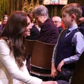 Oscar Burrow, 7, from Lancaster was starstruck as the Princess of Wales knelt to ask him about his impressive fundraising efforts for Derian House Children’s Hospice at a royal carol concert on Friday evening