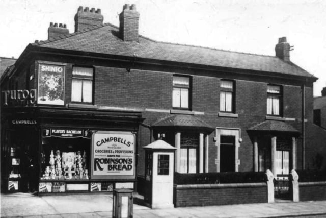 Shop and a boarding house at the corner of Chesterfield Road and Sherbourne Road