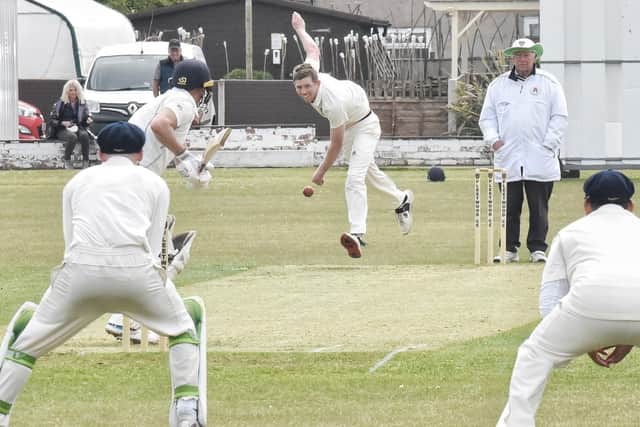 Fleetwood bowler Zac Corcoran was among the wickets in their defeat of Morecambe