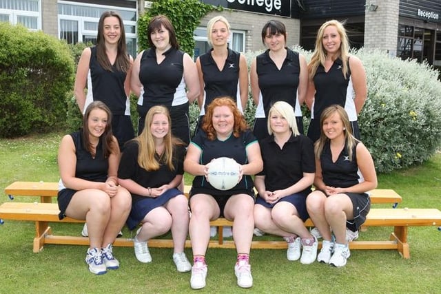 Members of the Netball Academy at Blackpool Sixth Form College