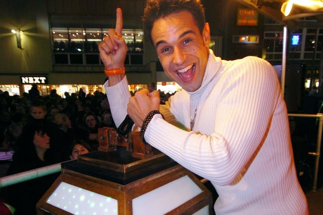 Blackpool Christmas lights switch on with Chico in 2006