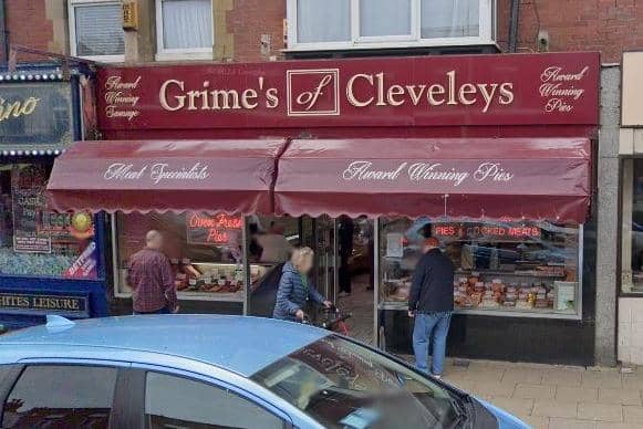 Grimes of Cleveleys was told "major improvement" was needed after receiving a one-out-of-five food hygiene rating (Credit: Google)