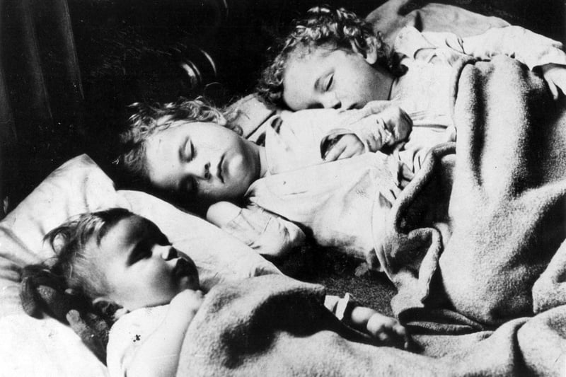 This picture of evacuee children was taken by the Gazette's Chief Photographer of the day, Frank Bain in World War II