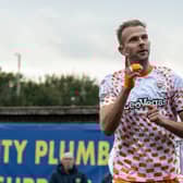 Blackpool striker Jordan Rhodes (Photographer Andrew Kearns/CameraSport)