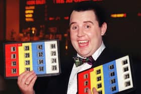 Peter Kay at Apollo Bingo back in 1999 at the filming of That Peter Kay Thing