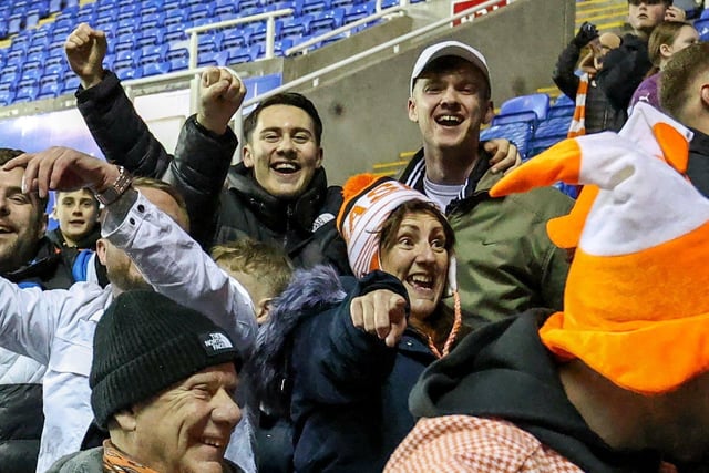 Seasiders supporters enjoyed their trip to Reading.