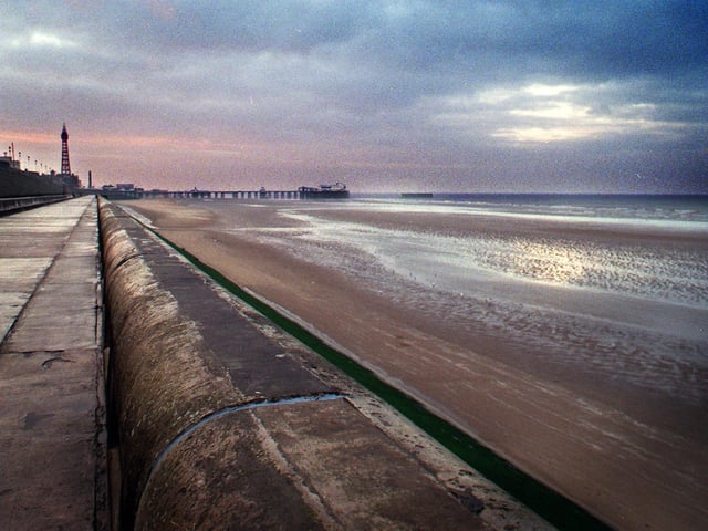 This was Blackpool Seafront near the former Stakis Hotel, 1998