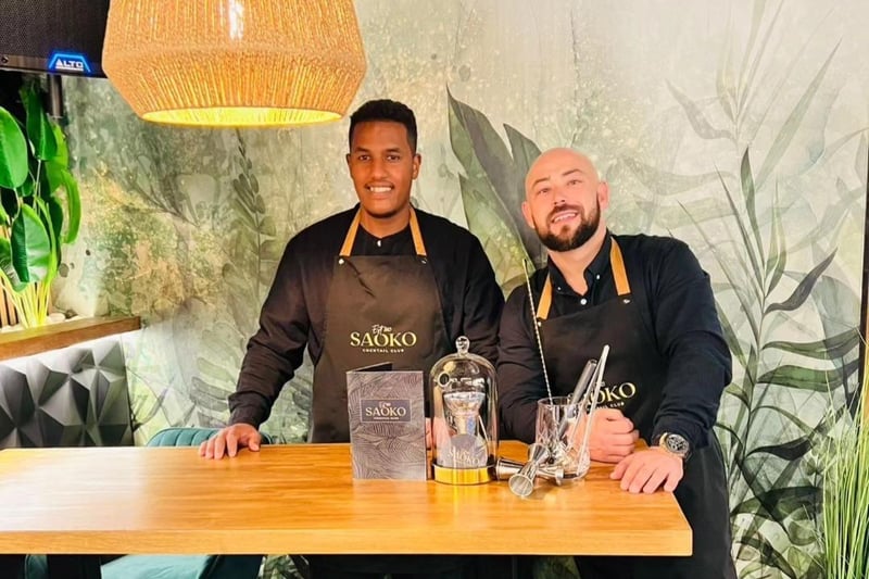 Owners of Saoko Cocktail Club Aitor Garcia and Taff Belkida