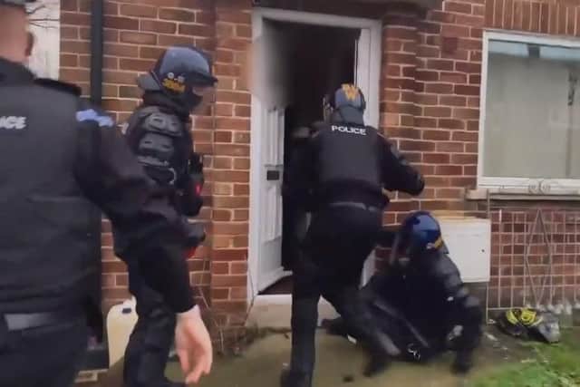 Nine people have appeared at Blackpool Magistrates' Court after being arrested following police raids in the resort