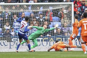 Blackpool were defeated by Reading