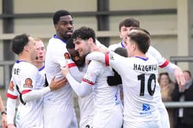 AFC Fylde had taken the lead against Rochdale at Mill Farm on Boxing Day Picture: AFC Fylde