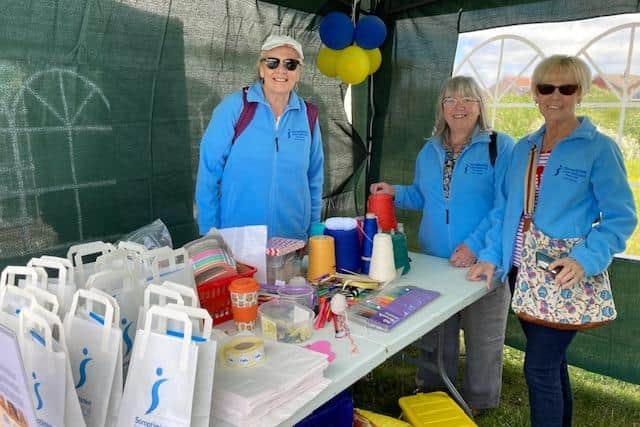 Members of Blackpool and District Soroptimists out in the community at Anchorsholme Park Family Fun Day this summer