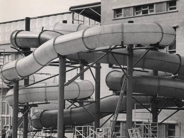 Who can forget this scene? The slides were the reason you went to Derby Baths in the 1980s. They were new and exciting and the kids loved them