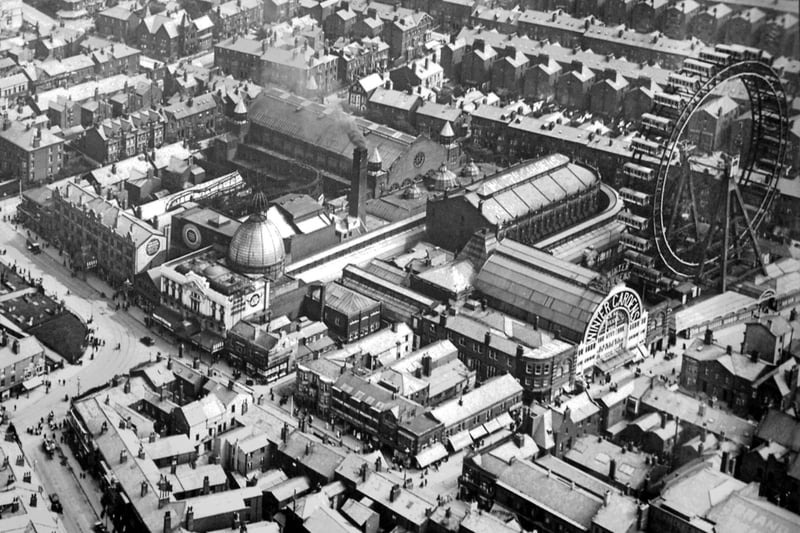 This superb shot of Blackpool town centre in 1920 shows how the town had quickly developed in a span of 40 years.