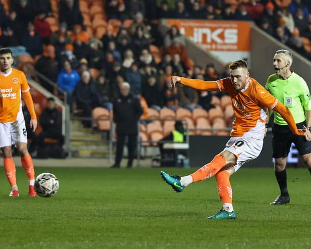 Blackpool took on Rotherham United at Bloomfield Road.