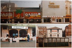 These typical Blackpool scenes cast back to the 1990s