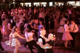 Swingdancers at Blackpool Tower 10 years ago