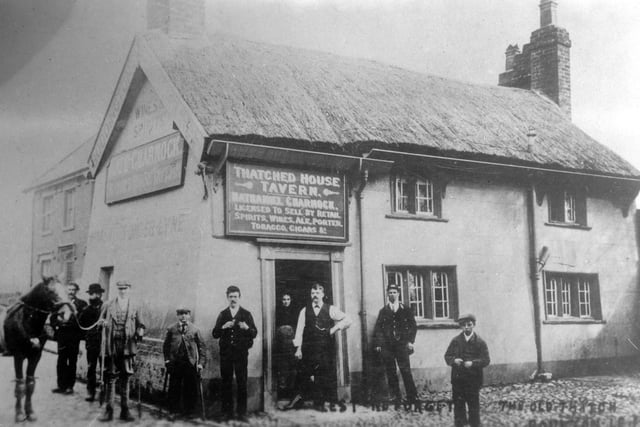 Thatched House, Ball Street, Poulton circa 1885