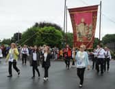 The morning procession at a previous Freckleton Club Day