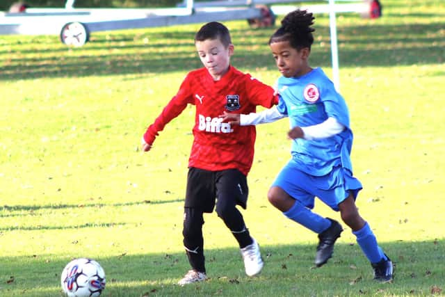 The Freckleton and Fleetwood Town clubs also operate a second U8s team Picture: Karen Tebbutt