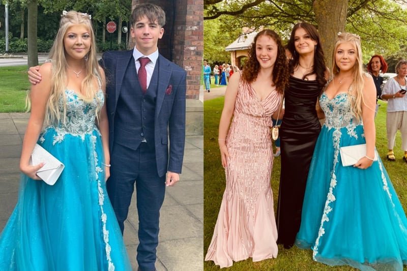 Jessica Forrest, Dylan Harrison, Eve Dunn and Kirsten Tilbury from St Aidans High School, Preesall. Prom held at the De'vere Hotel Blackpool on June 27.