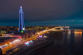 Blackpool's Illuminations from a drone. Photo: Kelvin Lister-Stuttard