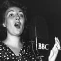 Dame Vera Lynn, in action for the BBC