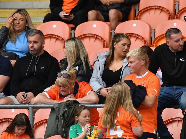 Blackpool fans were at Bloomfield Road for the Seasiders' opening game of the season.