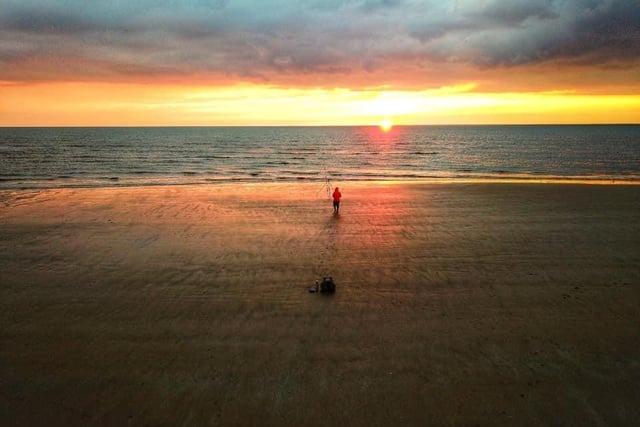 Kimberley Louise said: "On the beach. During a beautiful sunset."