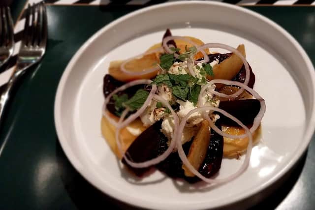 The beetroot starter