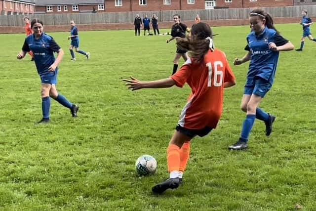 Erin Fairbrother Marshelling the defence. Photo: Johnathon Bailey