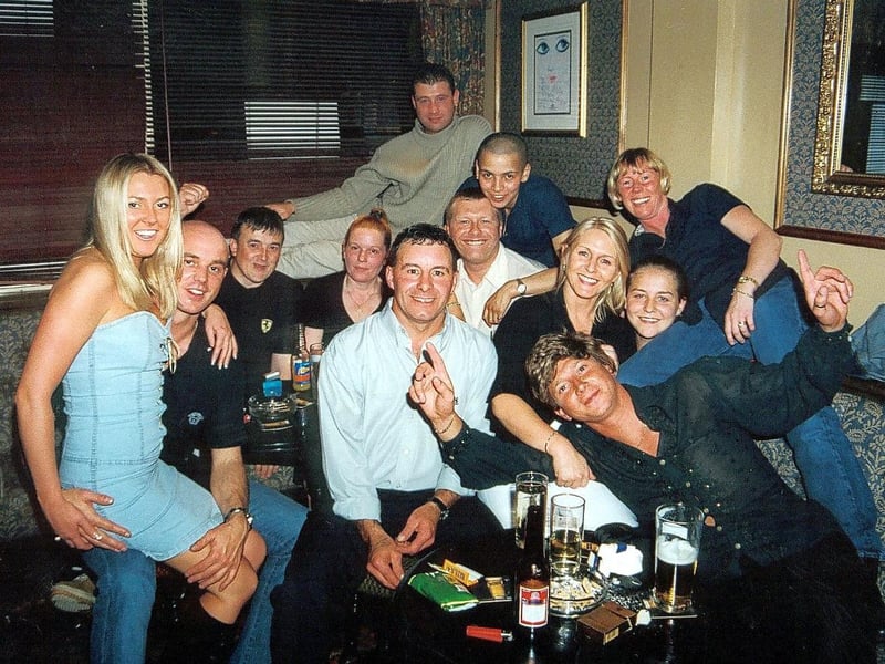 Revellers enjoy the Stars In Your Eyes final at Nellie Dean's in 2002