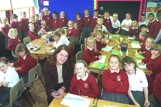 Blackpool North and Fleetwood MP Joan Humble visited Northfold Primary School in Cleveleys to see for herself chronic overcrowding problems in the school during the 1990s