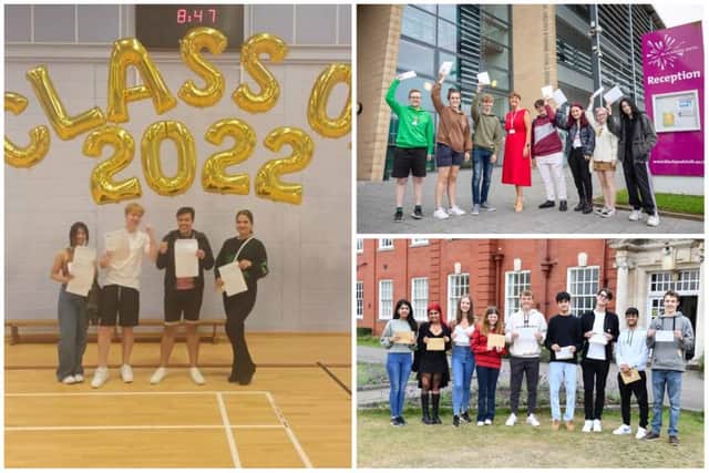 Students across the Fylde coast celebrating as their hard work pays off