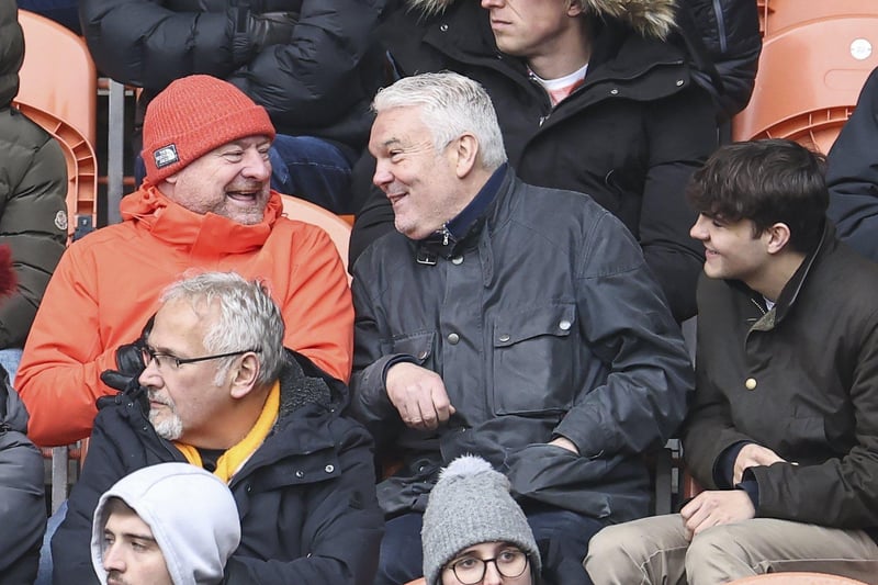 Seasiders supporters at Bloomfield Road on Easter Monday.