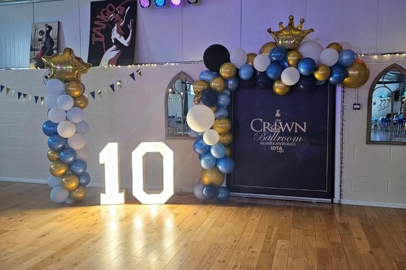 It's balloons and ribbons as the Crown Ballroom celebrates its 10th anniversary