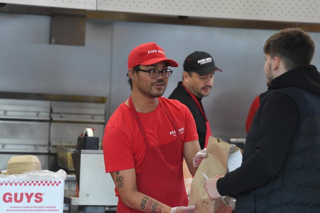 Five Guys are famed for their made-to-order, customised burgers, hot dogs and milkshakes.
