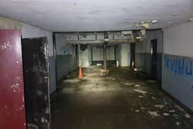The subway on the promenade was eventually filled in