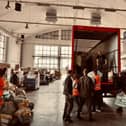 Donations unpacked in Poland